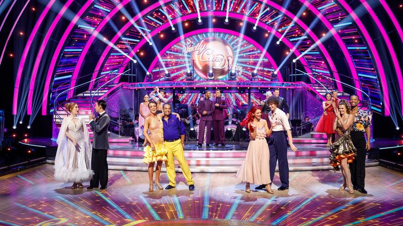 The Strictly Come Dancing celebrities and professional dancers (BBC/Guy Levy/PA)