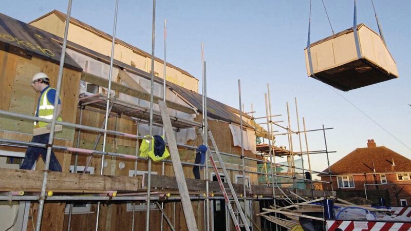 Increased construction work has been a factor in keeping the Northern Ireland economy&#39;s head above water 