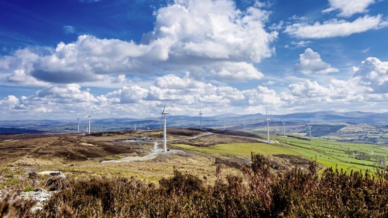 Located between Ardmore and Limavady, Slieve Kirk is the north&#39;s largest wind farm. 