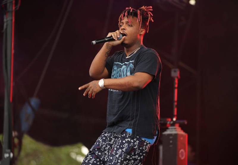 Juice Wrld performing at Wireless Festival