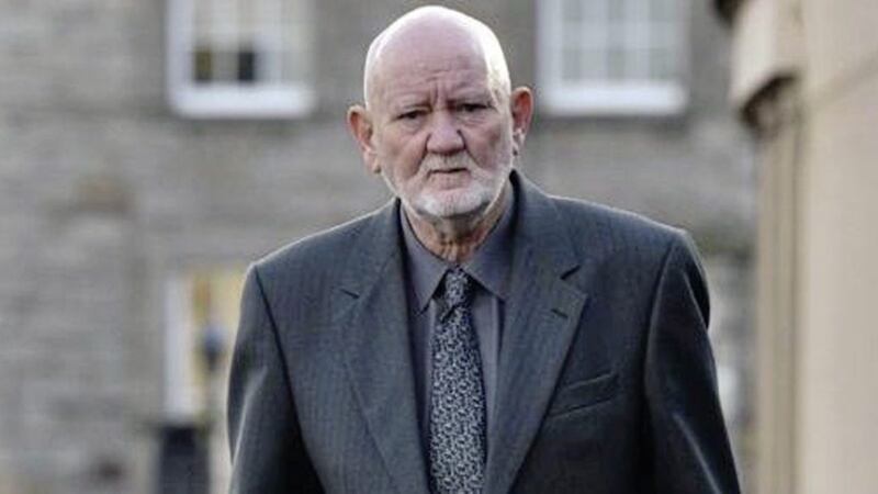 William McConnell leaving Newry Crown Court 