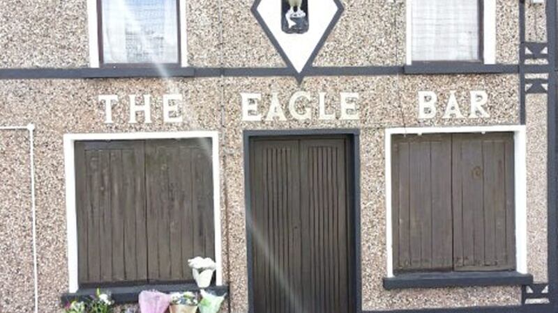 The Eagle Bar in Charlemont, near the Moy 