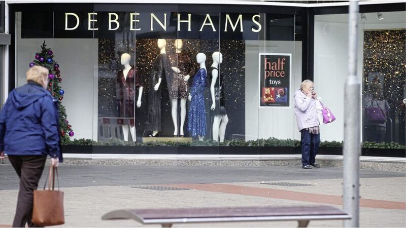 Debenhams chief executive Sergio Bucher is to step down this week. Pictured is the Belfast store. Picture by Hugh Russell. 
