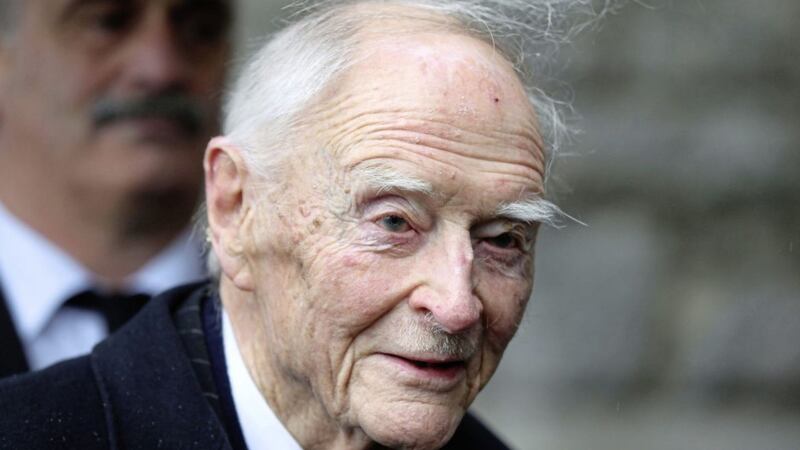 Former taoiseach Liam Cosgrave, who has died at the age of 97. Picture by Niall Carson/PA Wire                                                