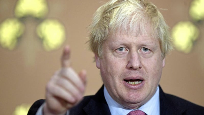 Former British foreign secretary Boris Johnson has called for a bridge to be built between Ireland and Britain. Picture by Victoria Jones/PA Wire 