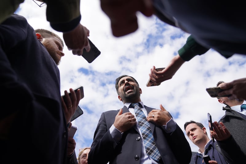 Humza Yousaf said he has no plans to quit, as he fights for his political future
