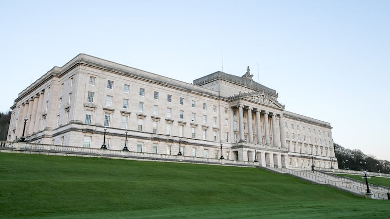 File photo dated 19/12/16 of a general view of Parliament Buildings at Stormont, Belfast.