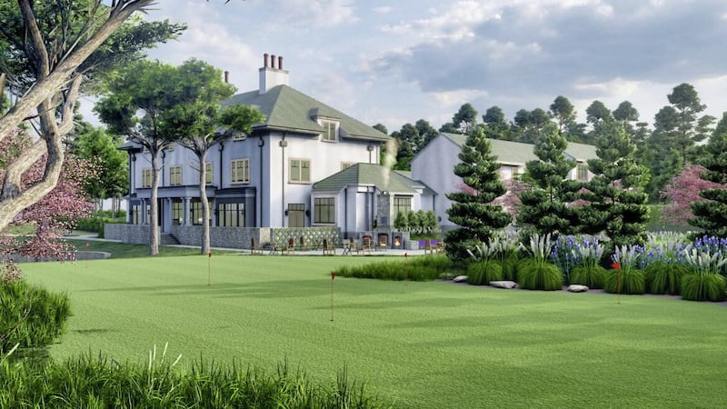 How design firm Maxwell & Company envision Dunluce Lodge will look when complete. 