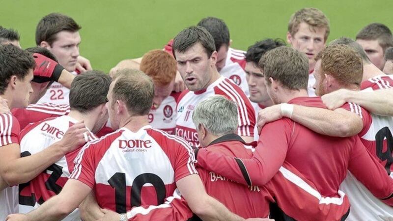Mark Lynch, always a leader throughout his Derry career, has decided to call time on his county career after 13 seasons. Picture by Margaret McLaughlin 