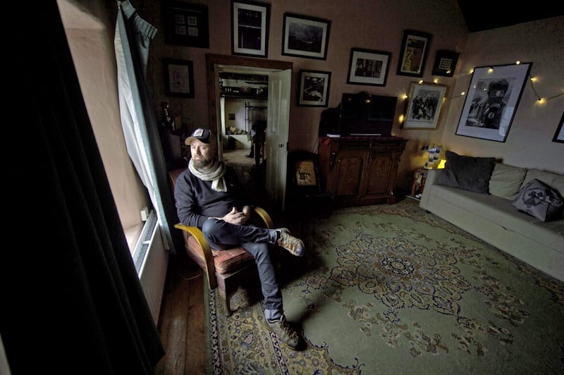 Photographer and artist Cathal McNaughton photographed at his home in Waterfoot, Co Antrim, in 2020. File photo by Charles McQuillan 