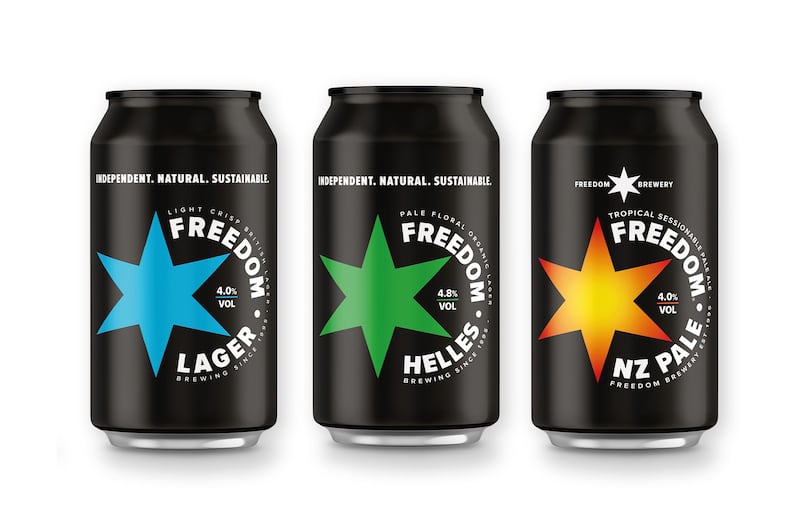 Freedom Brewery Summer Pack: 2x Freedom Craft Lager, 2x Freedom Hells, 2x Freedom NZ Pale, Freedom Brewery