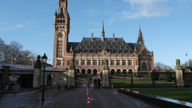 A view of the Peace Palace, which houses the International Court of Justice (Patrick Post/AP)