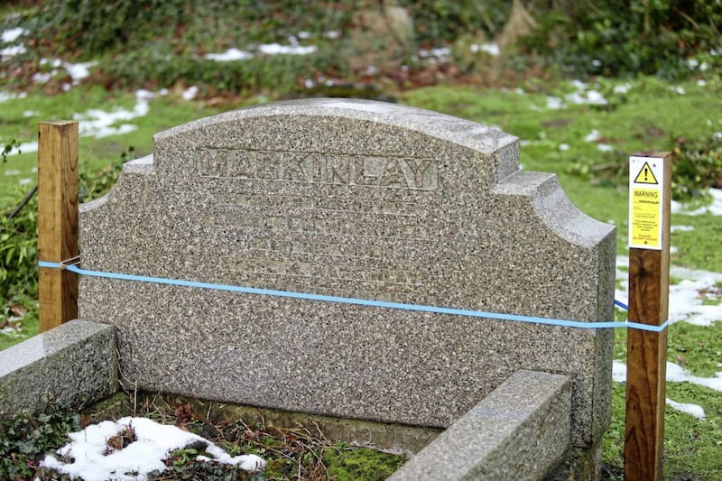The council said the unsafe headstones were discovered during routine maintenance and cleaning. Picture by Mal McCann 