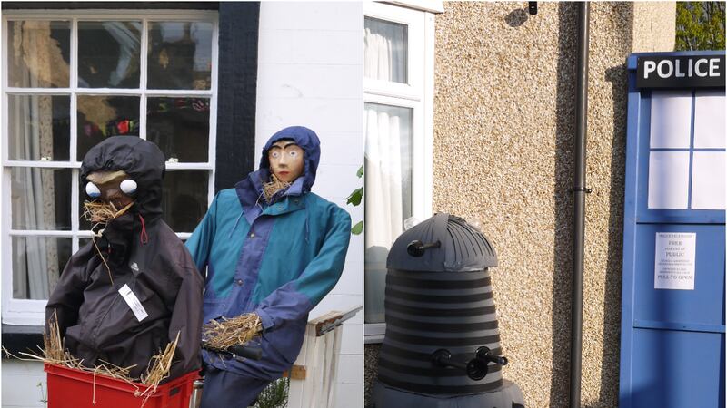 The Wray Scarecrow Festival sees sculptures installed throughout the village