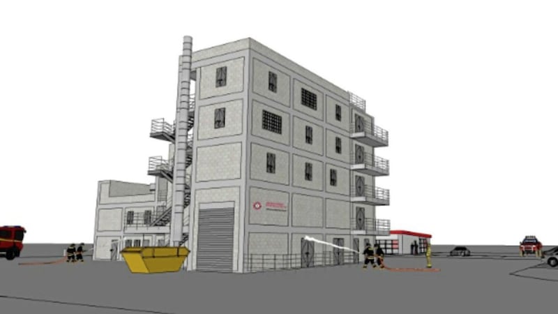 An artist&#39;s impression for the first phase of the Fire Service&#39;s new learning and development centre at Desertcreat 