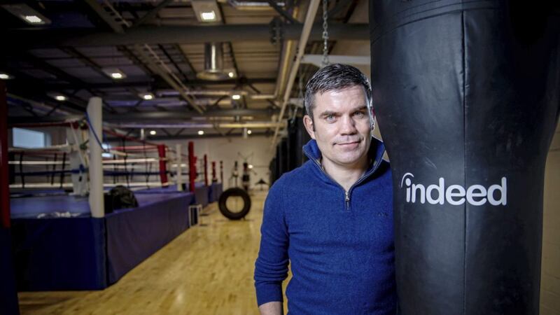 Irish Athletic Boxing Association High Performance director Bernard Dunne pictured at the launch of the new &lsquo;Indeed Career Coach&rsquo; programme, which aims to tackle the core issues high performance athletes encounter when transitioning to life outside elite sport. Over the coming year, Indeed &ndash; a proud partner of Team Ireland - is committed to helping hundreds of amateur Irish high performance athletes, current and retired, unleash their talent by providing them with the career tools and supports needed to plan for a professional career beyond sport. For more information on Indeed Career Coach, visit: https://www.indeedcareercoach.ie/<br /> Picture by INPHO