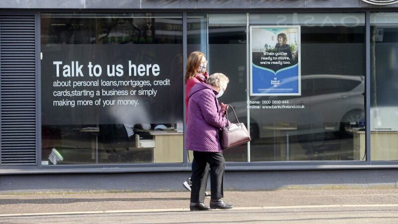 Bank of Ireland&#39;s branch on Belfast&#39;s Ormeau Road will be among the 15 to close this year. Picture by Mal McCann. 
