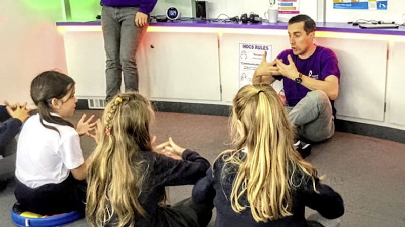 The National Deaf Children&#39;s Society provides workshops in schools in Northern Ireland  