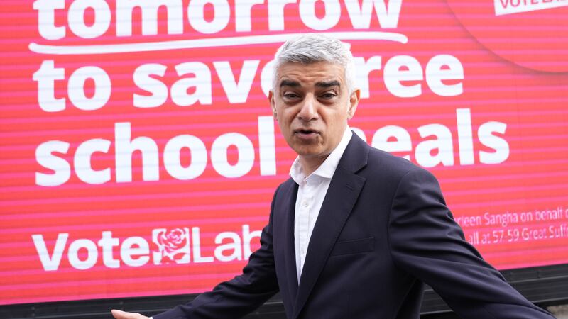 Labour’s Sadiq Khan is re-elected as the Mayor of London