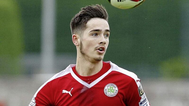 Cliftonville player Jay Donnelly 