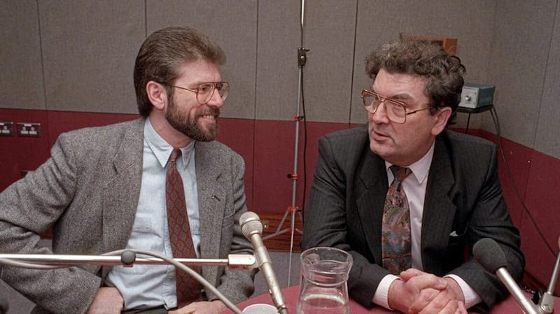 Secret talks between Gerry Adams and John Hume began in the late 1980s