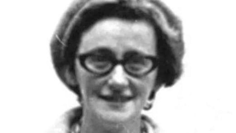 Derry mother Kathleen Thompson, who was shot dead by a British soldier in November 1971. 