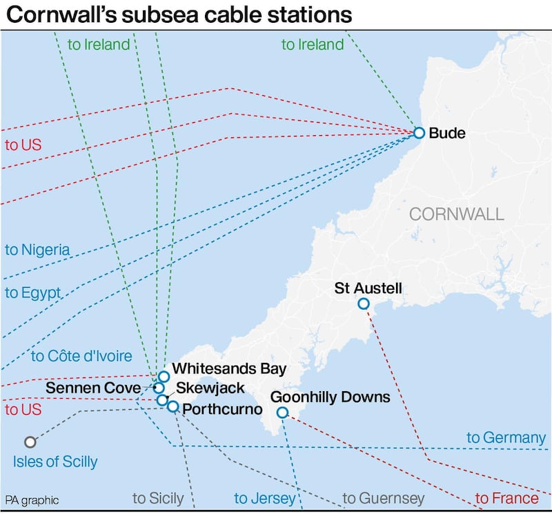 Cornwall’s subsea cable stations