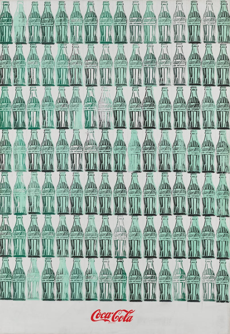 Andy Warhol's Green Coca-Cola Bottles, 1962