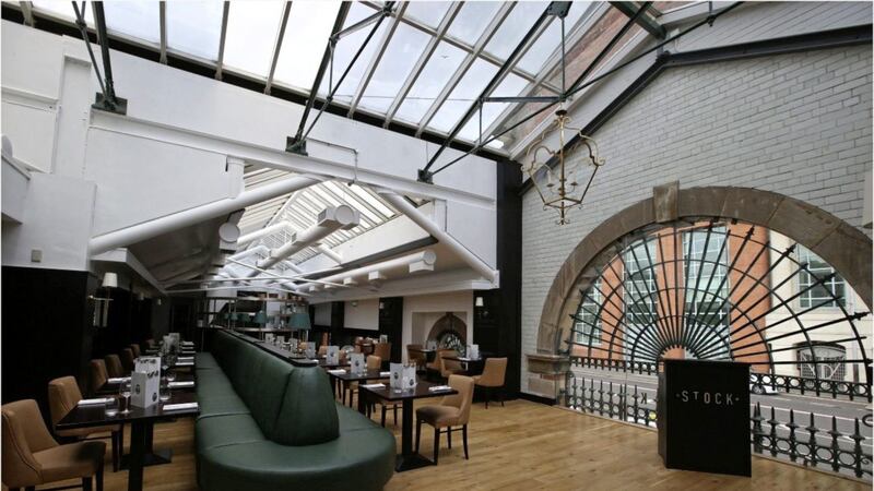 Stock Kitchen &amp; Bar, above St George&#39;s Market in Belfast. Picture by Hugh Russell 