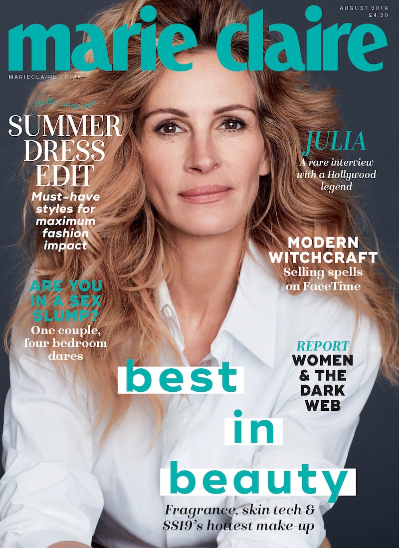 Julia Roberts on Marie Claire