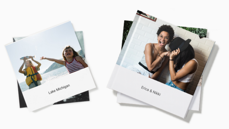 The company will automatically pull out your best quality photos and put them into an album for you.