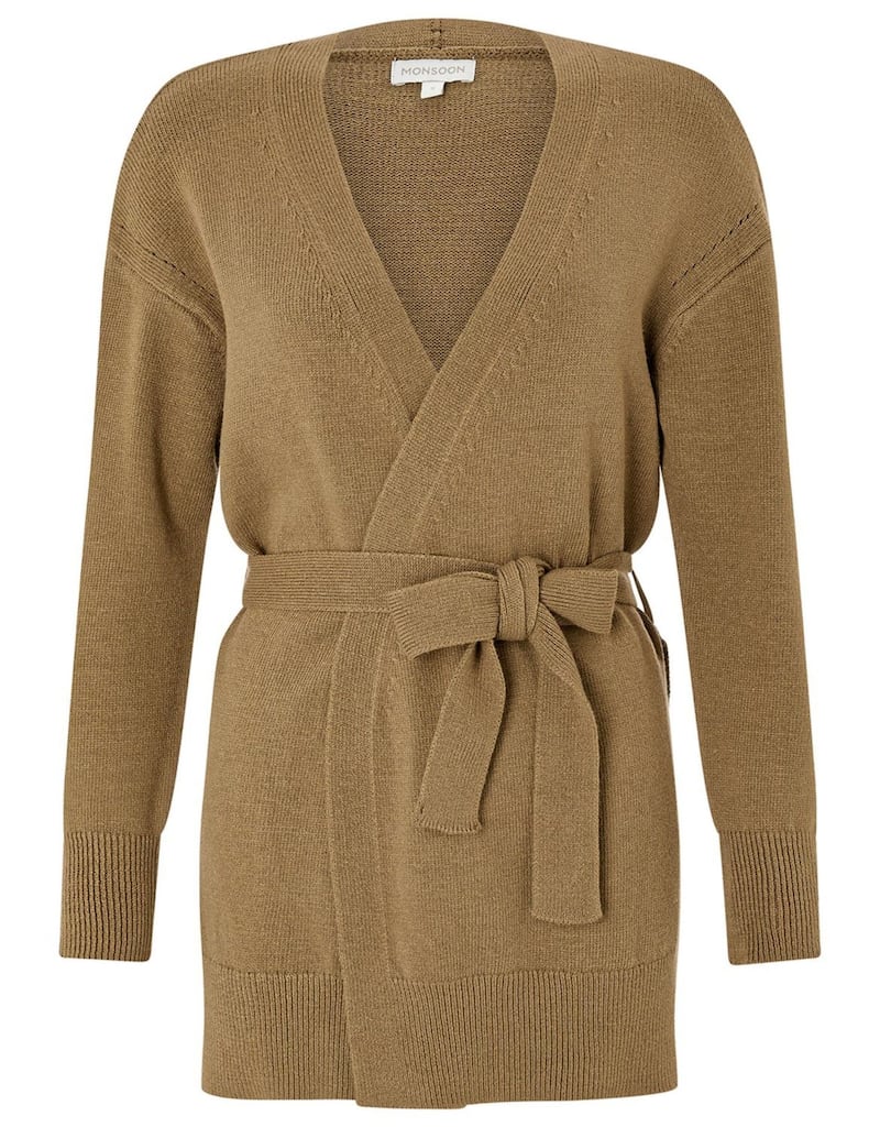 Monsoon Tyra Tie Up Cardigan, &pound;34 (was &pound;49), available from Monsoon