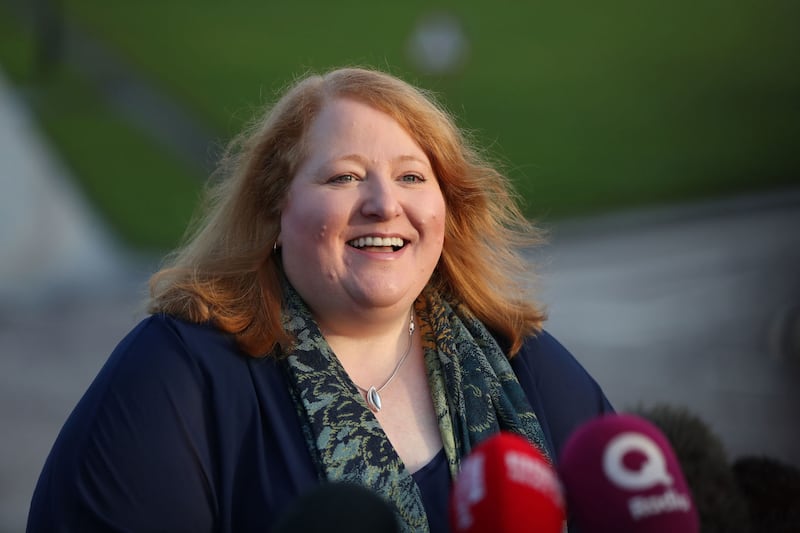 &nbsp;Alliance Party Leader Naomi Long arriving for talks to restore the Northern Ireland Powersharing executive at Stormont in Belfast. Niall Carson/PA Wire