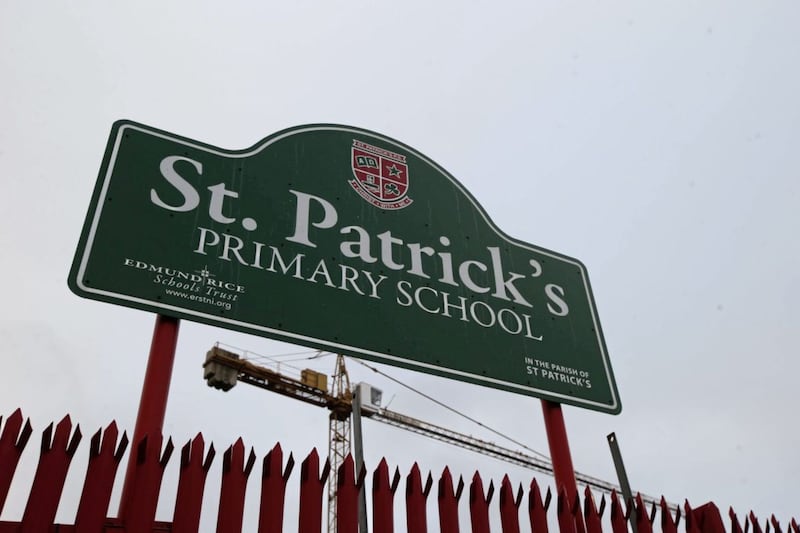 The new site for the new St Patrick&#39;s PS in north Belfast. Picture by Hugh Russell 
