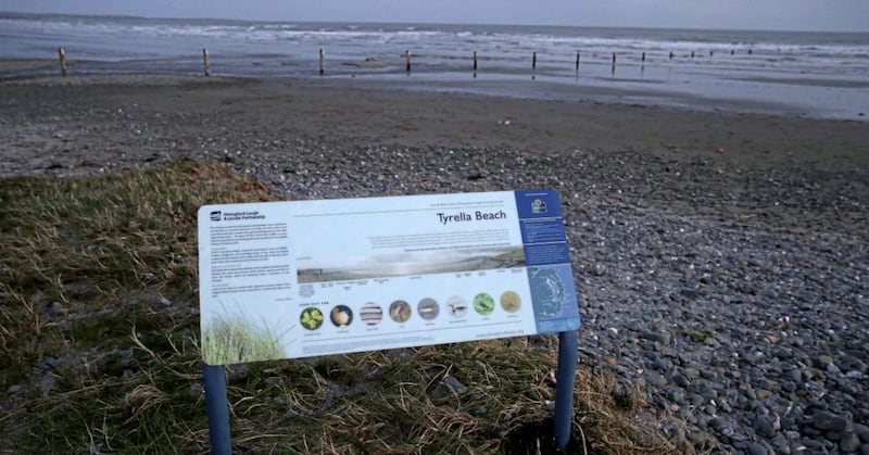 The incident happened at Tyrella beach on Thursday 