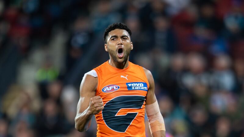 Callum Brown played a central role GWS Giants' AFL Finals win over Port Adelaide on Saturday