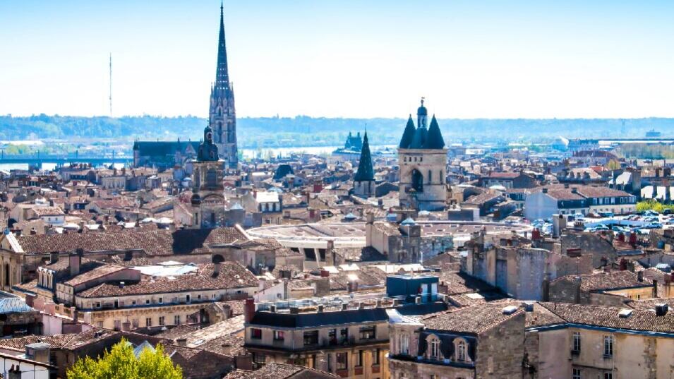 The city of Bordeaux in France, which is hosting matches during the 2023 Rugby World Cup.
