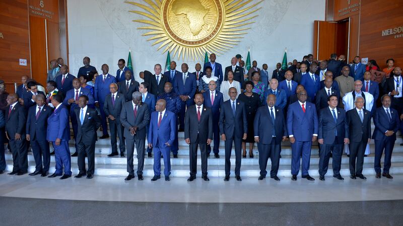 African heads of state, gather in Addis Ababa (AP)