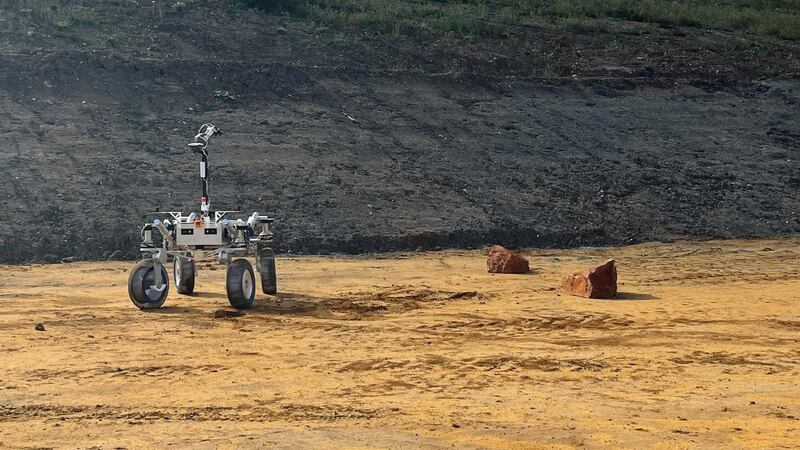 The Sample Fetch Rover, affectionately known as Anon, was intended to collect sample tubes left on the surface of Mars by Perseverance. 