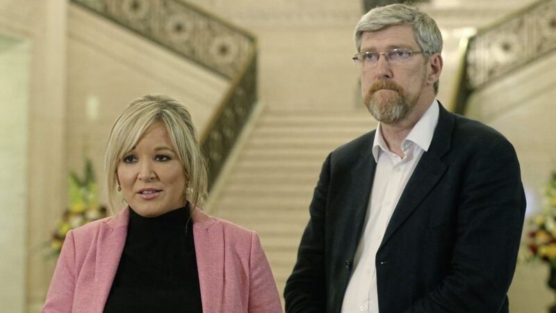 Sinn F&eacute;in has released the result of the deputy leadership contest between Michelle O&#39;Neill and John O&#39;Dowd. Picture by Hugh Russell 