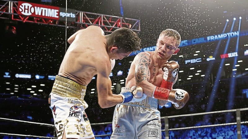 Charlie Nash rates Carl Frampton, pictured in action against Leo Santa Cruz during their WBA Super World Featherweight Championship fight at the Barclays Center in New York in July 30, as the best Irish fighter of all time