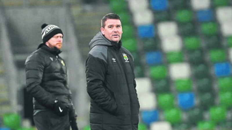 Linfield manager David Healy will be aiming to avenge last year's ill-tempered defeat to Larne.