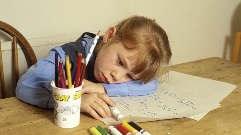 Maths can be a source of anxiety for children. 