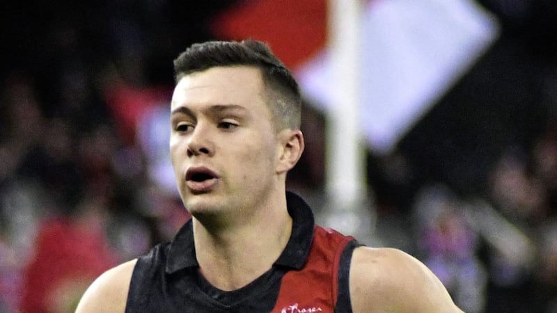 Former Tyrone underage star Conor McKenna lining out for Essendon 