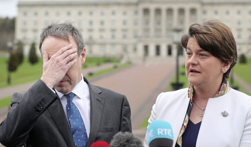 The DUP leader that emerged after the March 2 election contrasted with the self-assured figure of six months previous. Picture by Niall Carson/PA Wire 