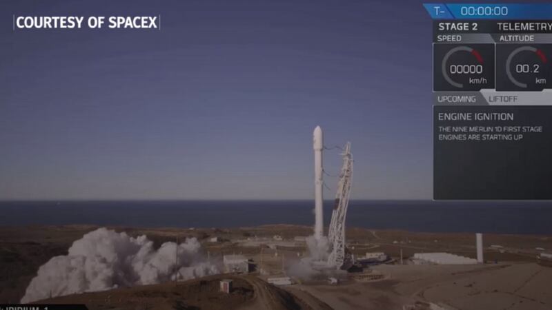 Watch the moment SpaceX successfully launched an unmanned rocket into space