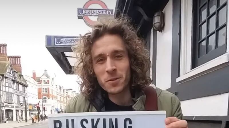 Dan Tredget is undertaking the challenge of busking at 272 Tube stations