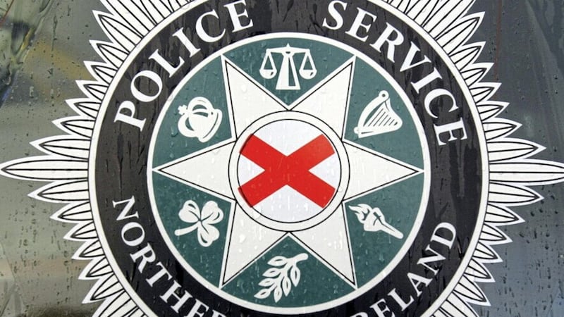 Police detained two men on Saturday after recovering gift vouchers worth a 'substantial' sum in the Antrim area.