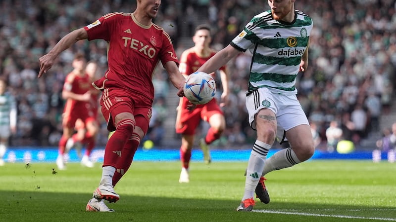 Celtic have an exciting end to the season, says Liam Scales (right)