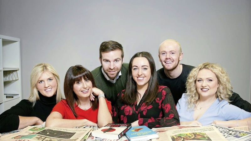 The SelectPR team which has opened an office in Holywood 